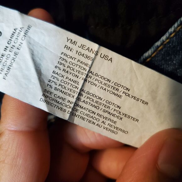 YMY DISTRESSED Dream Authentic Denim Shorts Size 9/29 - Picture 8 of 12